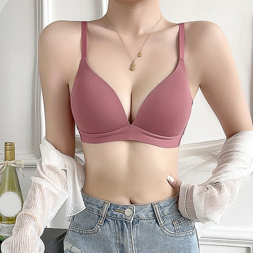 Seamless Bras Comfort Womens Underwear Push Up Bra Wireless Bralette Lingerie - Bild 9 von 26