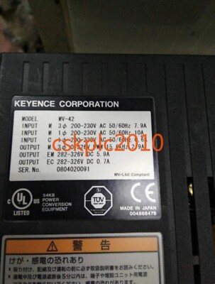 1 PCS Keyence servo driver MV-42 good condition