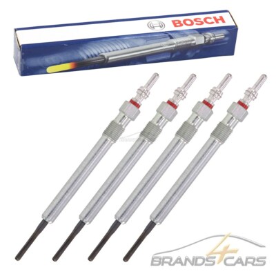 4x BOSCH GLÜHKERZE FÜR A1 A3 A4 A5 A6 Q3 Q5 SEAT LEON VW GOLF TOURAN 1.6 2.0 TDI