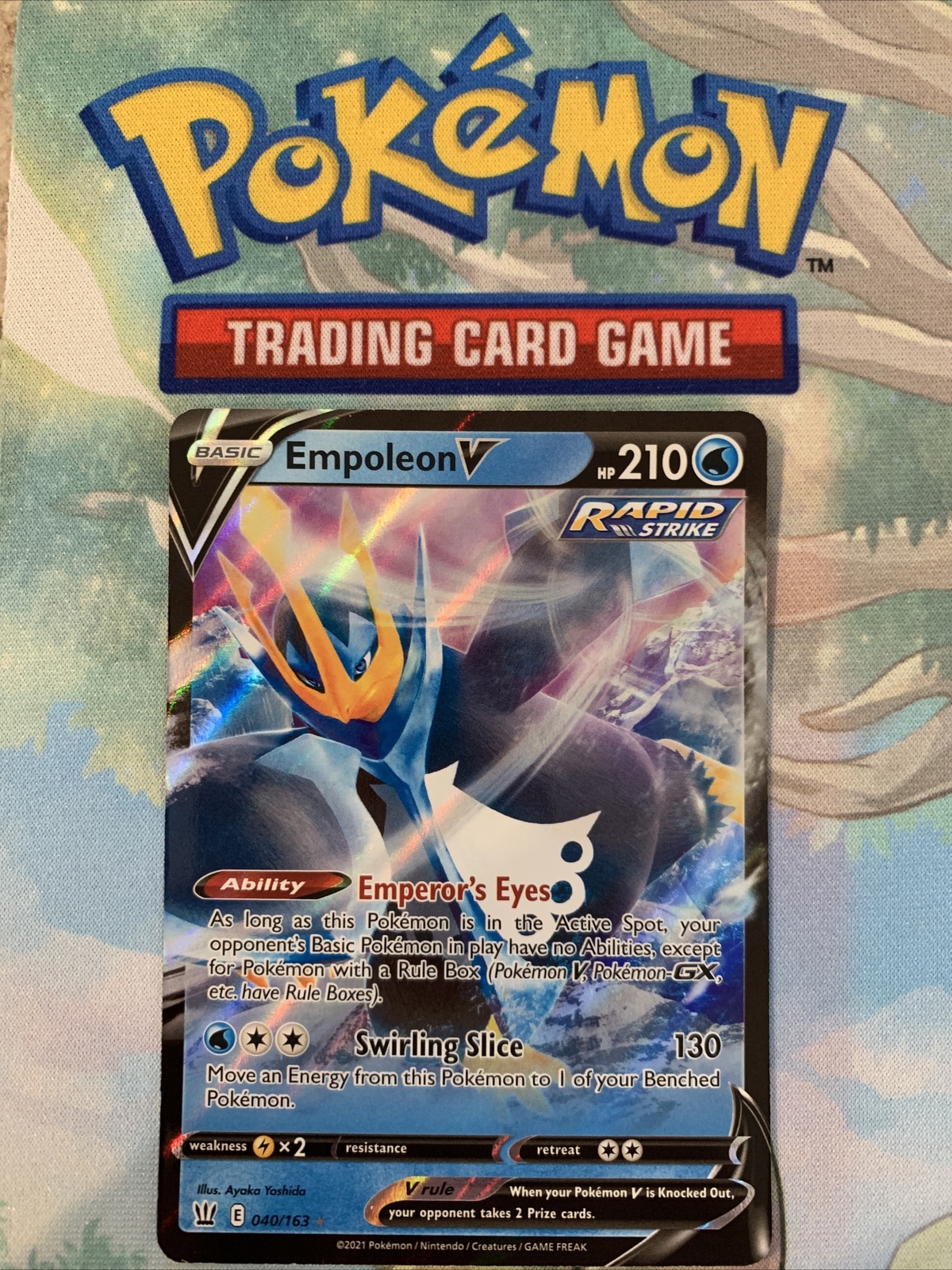 Empoleon V - 040/163 Ultra Rare Battle Styles - Near Mint Pokemon TCG