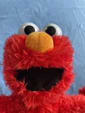 2014 Talk Sing Play All Day Elmo 22" Sesame Street plush 150 Phrases - A1