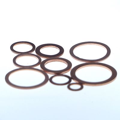 25-Pack Copper Sealing Rings – 21mm X 26mm X 1.5mm – Oil Pan / Drain Plug Washers – Made In Italy