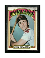 Kurt Bevacqua RC 1972 Topps #193 Rookie Cleveland Indians