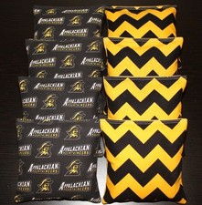All Weather CORNHOLE BEAN BAGS made w APPALACHIAN STATE Mountaineers fabric NCAA