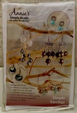 Annie's Simply Beads Kit of the Month Simple Earrings