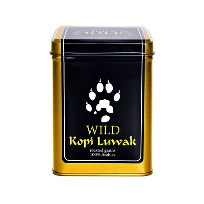 Wild Kopi Luwak 200gr.  An elite gift - a real Wild Kopi Luwak from Indonesia