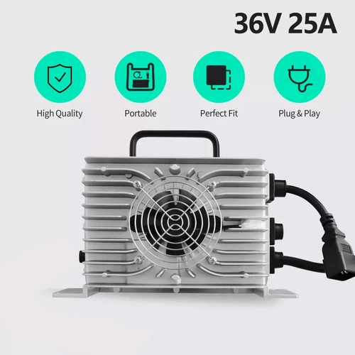 36 Volt 25 Amp LifePO4 Lithium Battery Charger for Golf Cart Marine RV Motorhome - Picture 11 of 12