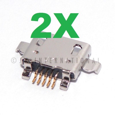 2X Lenovo TAB 2 A8 50F Micro USB Charger Charging Port Dock Connector USA