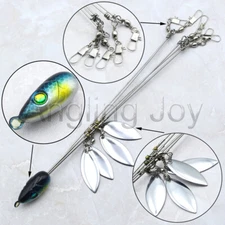 1 Piece 5 Arms 4 Blades Umbrella Alabama Rig for Bass Crappie Lure Fishing Bait