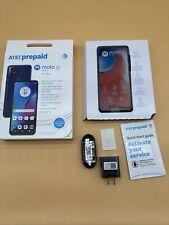 AT&T Motorola G Play 2023, 32GB, Navy Blue - Prepaid Smartphone