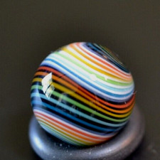 BRYAN TRILLAS GLASS MARBLE/.560"-NIGHT/DAY RAINBOW-2 SETS PF RAINBOWS/WORLDWIDE