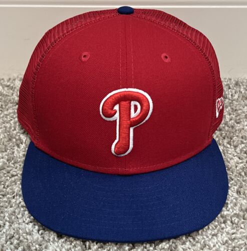 New Era Philadelphia Phillies 59Fifty 2022 Batting Practice Red Fitted Hat 7 7/8