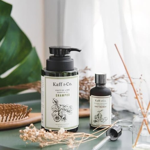 Kaff & Co. Kaffir Tratamiento Lima Cuero Cabelludo Seco Picazón Caspa Reduce la Pérdida de Cabello - Imagen 9 de 12