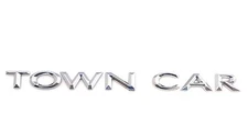 2008 2009 2010 2011 REAR LINCOLN "TOWNCAR" NAME LETTERS EMBLEM CHROME PLATED