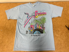 VIntage St Maarten Crusin' Souvenir Shirt SIZE XL SINGLE STITCH MADE IN USA