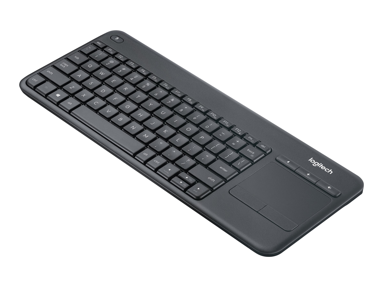 Logitech K400 Plus Tv Mini Wireless RF Wireless QWERTY Nero Tastiera 920-007141