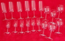 Alto Suggerimento! 18tlg Glas-Set Ogni 6x Vino 15 Flute 18,5 Vetro Liquore 15,5