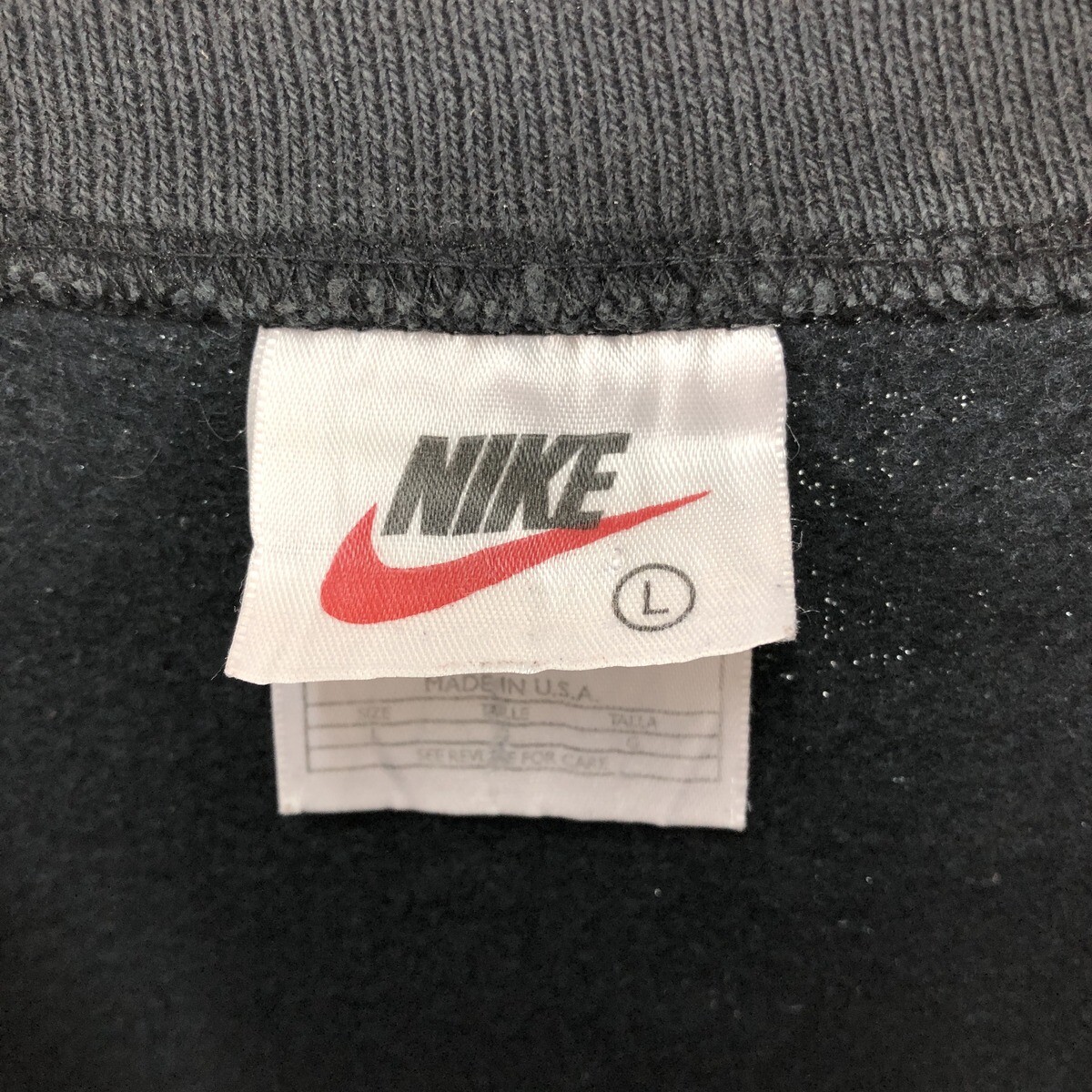 90'S Nike One Point Logo Sweatshirt Trainer Made in USA
