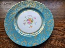 minton china plate   cabinet plate brocade