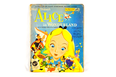 1951 Walt Disneys Alice In Wonderland 1st RELEASE Storybook 78
