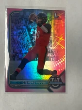 2022 Bowman University 1st Pink Desmond Ridder WHDZ