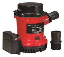 Johnson Pump 01674-001 Heavy Duty Automatic Submersible Bilge Pump 1600 GPH