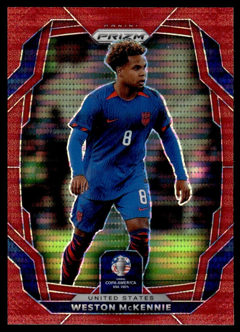 2024 Panini Prizm Copa America Red Pulsar Weston McKennie /125 United States