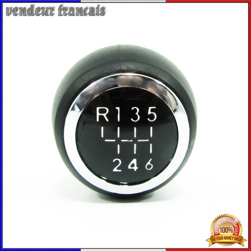 Pommeau De Levier De Vitesse Pour Opel Astra H, Corsa D, Zafira B (Boîte 6 Vitesses) - Neuf