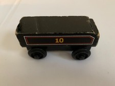 Thomas Wooden Railway Douglas 10 Flat Top Tender 1994 Vintage Rare
