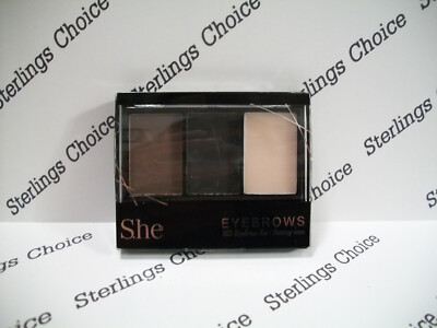S.he Exquiste Natural Fashion Brow HD Eyebrow Kit #EB05 Dark Brown