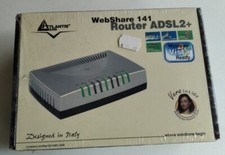 modem ROUTER ADSL2+ ATLANTIS 4 PORTE ETHERNET modello A02-RA141 nuovo sigillato