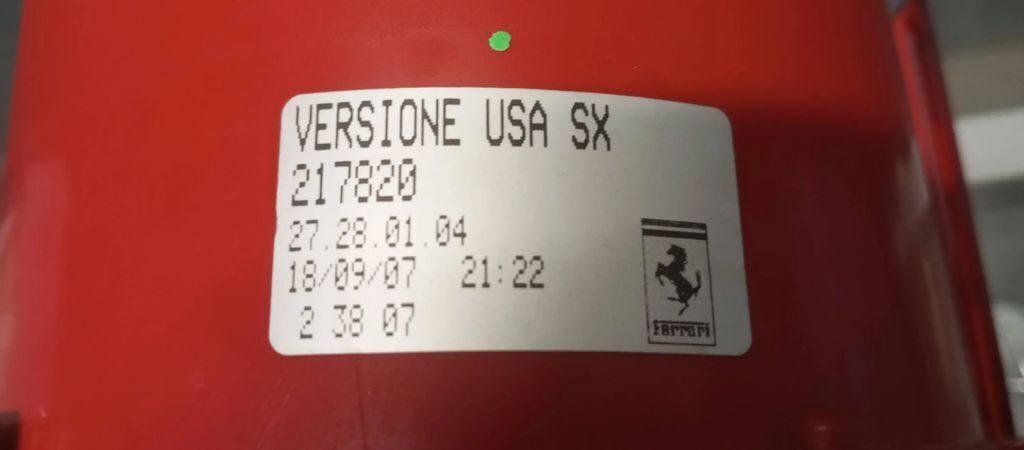Ferrari 599 GTB GTO 2007 rear tail light lamp 217820 AAL1521 Ferrari 599 GTB GTO 2007 rear tail light lamp 217820 AAL1521