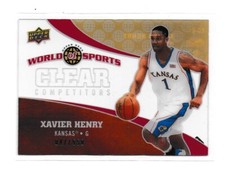 Xavier Henry 2010 Upper Deck World Of Sports Clear Competitors Card #CC8 047/550
