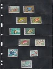 Lighthouse Vario 6S Stock Stamp Pages 6 Rows Professional Pack 25 Black 2 Sides