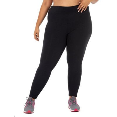 Athletic Works Legging Women's Plus Size 5X Black Core Active --K7-- - Main Image