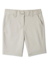Wonder Nation Girls School Uniform Bermuda Shorts, Size 18 Khaki--X5--