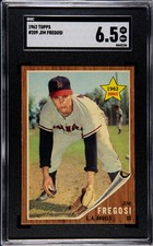 1962 Topps - #209 Jim Fregosi (RC) - SGC 6.5 EX NM+ Near Mint Tougher ***