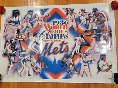 1986 New York METS Poster 25