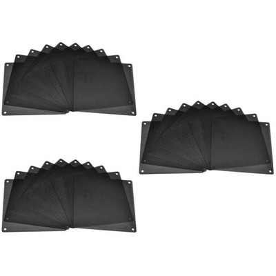  3 stücke 1 tasche 15 stücke 120x120mm pvc pc cooler lüfter staubfilter