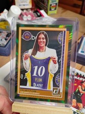 2025 Panini Donruss WNBA Kelsey Plum Green Lazer Hobby SP #12 + jersey card