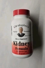 Dr. Christopher's Kidney Formula 100 Veg Caps 475 Mg Each EXP 08/2029