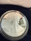 2008 W American Silver Eagle Choice Proof Bullion $1 Coin OGP COA