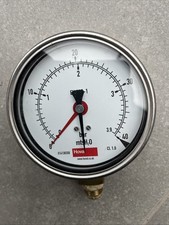 Pressure Gauge 0-4 Bar 100mm3/8&rdquo; BSP