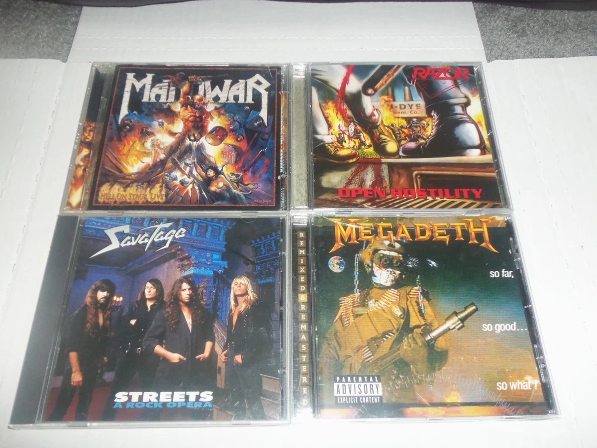 Megadeth CDセット【バラ売り可能】 CD MEGADETH by MEGADETH NEW SEALED 2026 w/Bonus Track Jewel Case w