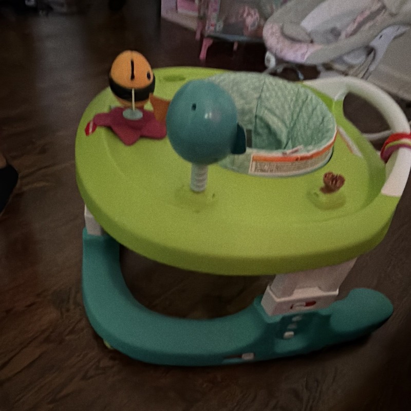 Tiny Love Baby Activity Center Jumper Seat w/ Toys Green/Blue