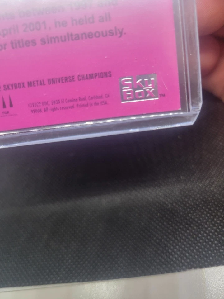 2022 Skybox Metal Universe Champions - Intimidation Nation Tiger Woods #IN-10 - Image 3 of 3