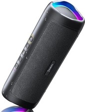 Portable Bluetooth Speaker 20W Waterproof IPX5 RGB Light TWS Wireless 24H Black
