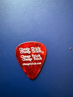 ((( CHEAP TRICK ))) guitar pick VERY RARE!! #6