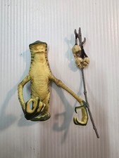 2001 Hasbro Star Wars Power of the Jedi Amanaman LOOSE with Staff