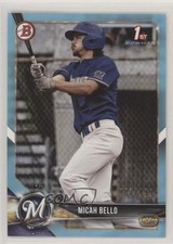 2018 Bowman Draft Sky Blue /499 Micah Bello #BD-111 sh7